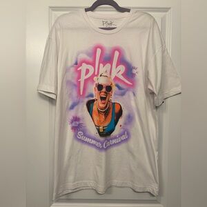 Pink Summer Carnival 2023 World Tour T-Shirt Adult Size XL Double Sided